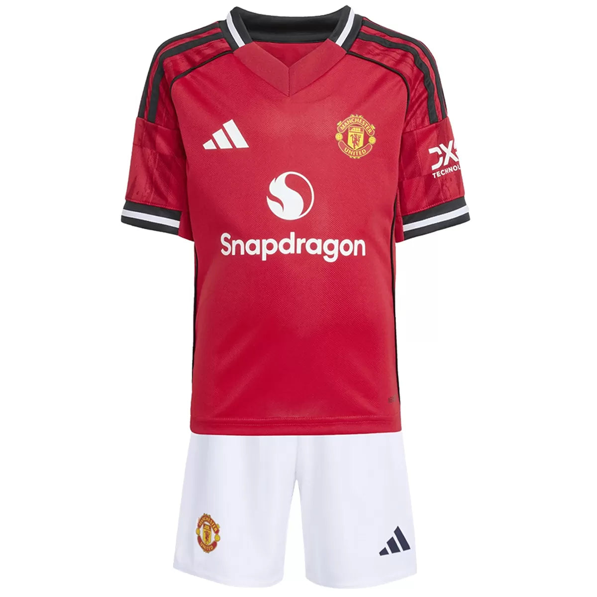 Conjunto Infantil Manchester United 2025/26 Home - Tamanho 26 (11-12 anos)