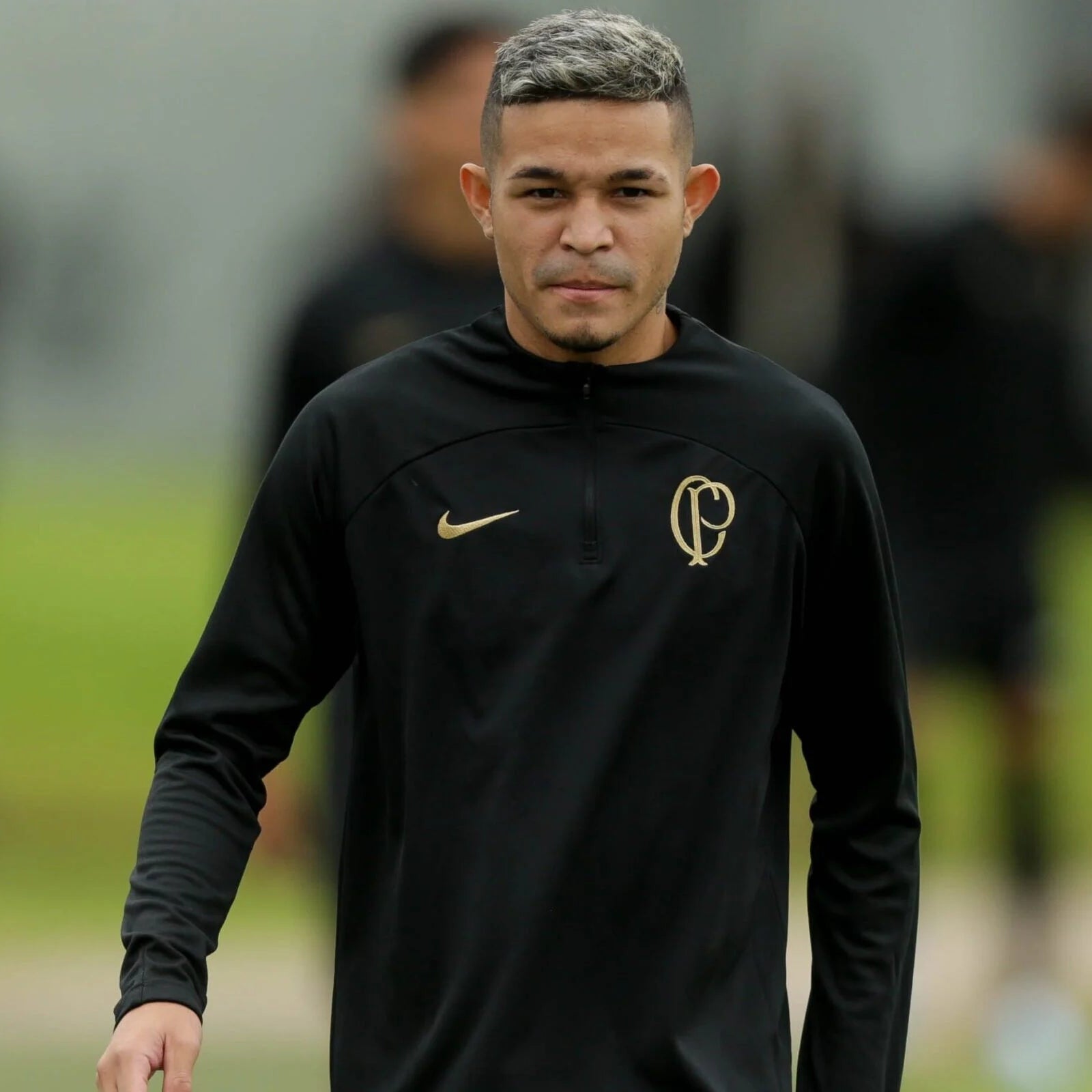 Camiseta de Treino Manga Longa Meio-Zíper Timão 2022 Strike