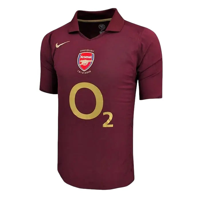 Camisa Arsenal Retrô 2005/06 Home
