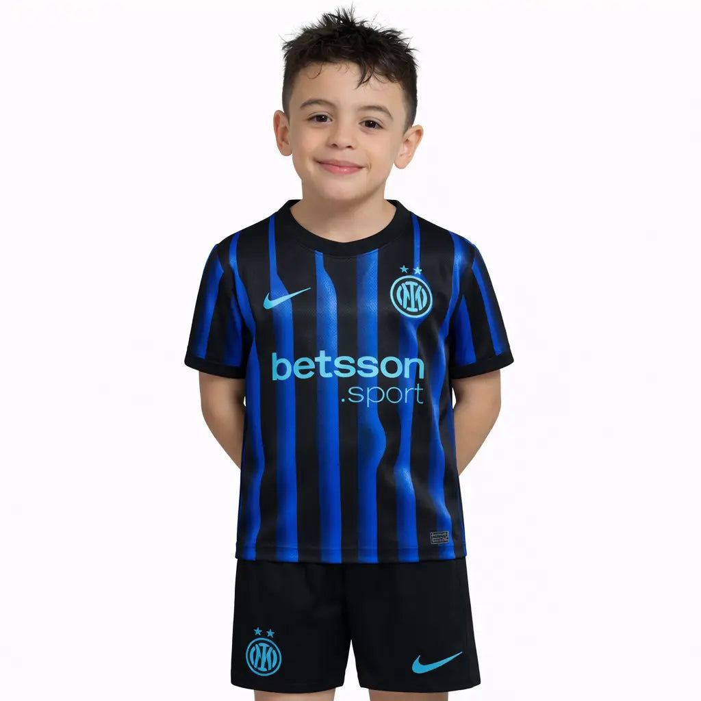 Conjunto Infantil Inter de Milão 2025/26 Home Azul