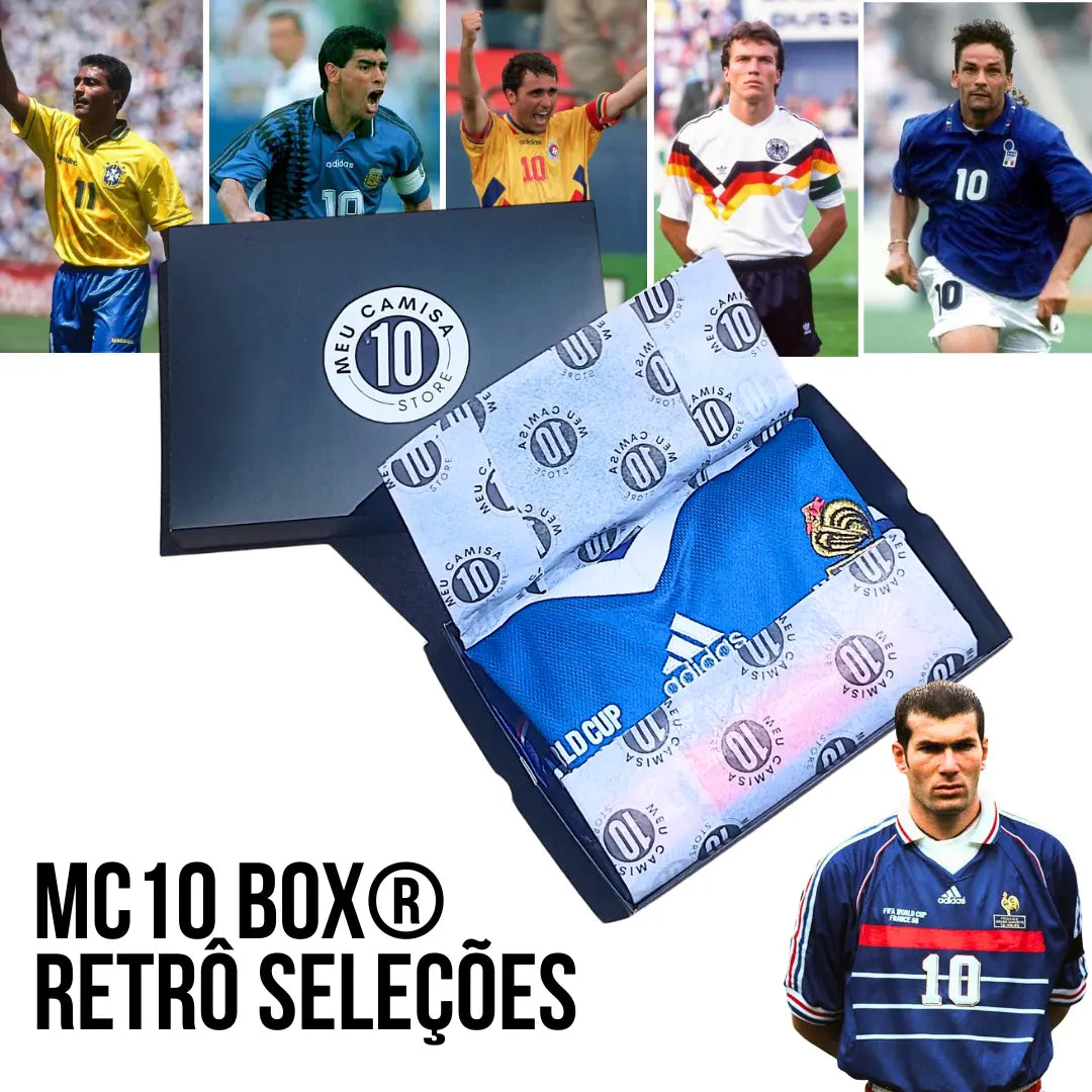 MC10 Box® - Camisas Retrô Seleções
