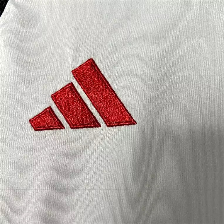 Camisa Flamengo 2025 Away Branco - Kit Torcedor Infantil