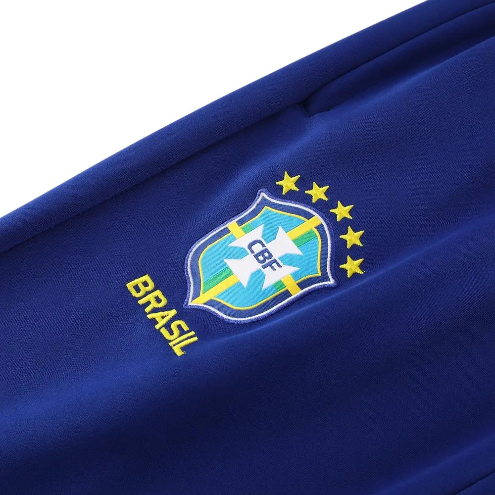 Conjunto Agasalho Brasil 2024/25 Pré-Jogo com Capuz Removível