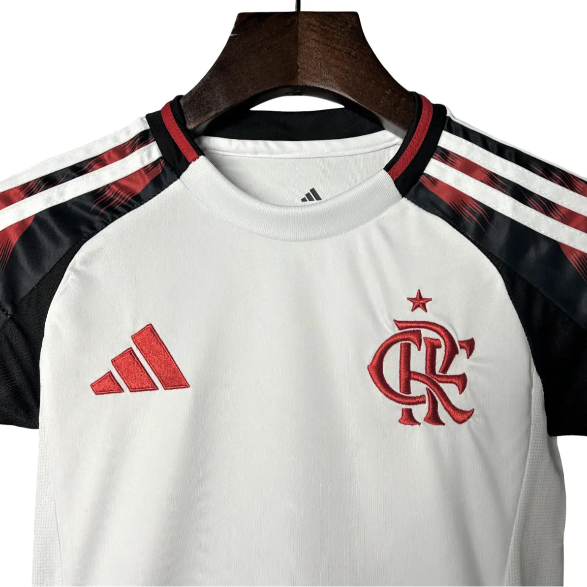 Camisa Flamengo 2025 Away Branco - Kit Torcedor Infantil
