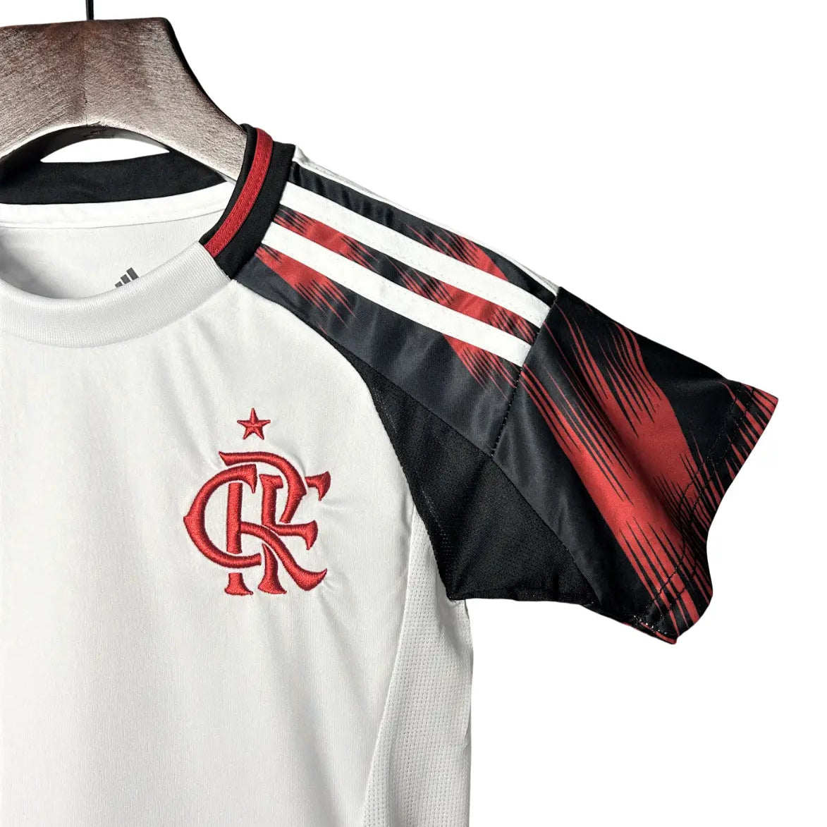 Camisa Flamengo 2025 Away Branco - Kit Torcedor Infantil