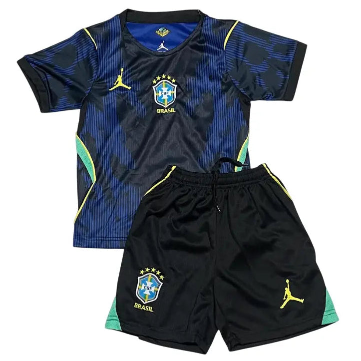 Conjunto Infantil Seleção Brasil 2026 Away Azul