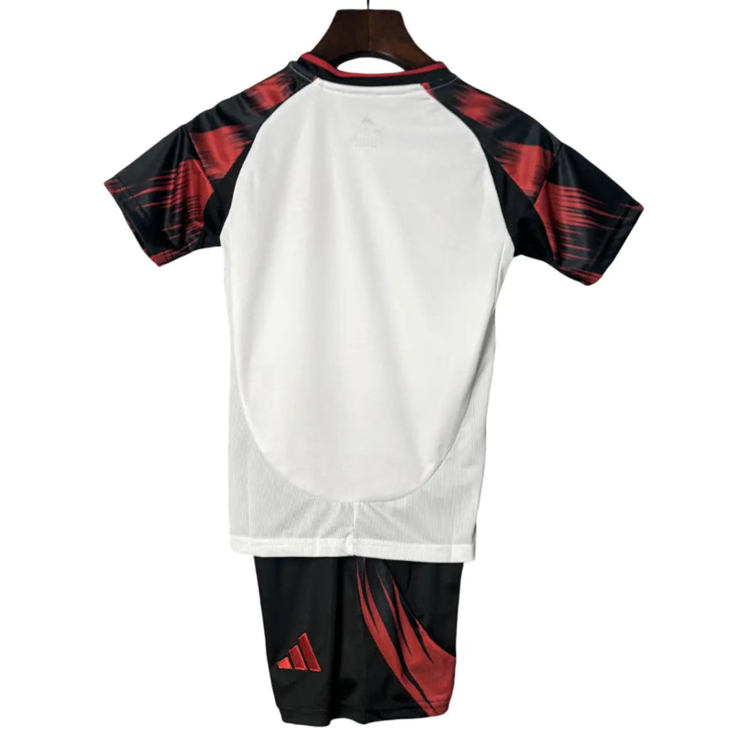 Camisa Flamengo 2025 Away Branco - Kit Torcedor Infantil
