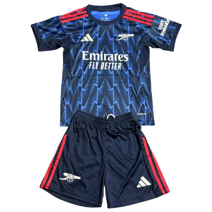 Conjunto Infantil Arsenal 2025/26 Away - Tamanho 26 (11-12 Anos)