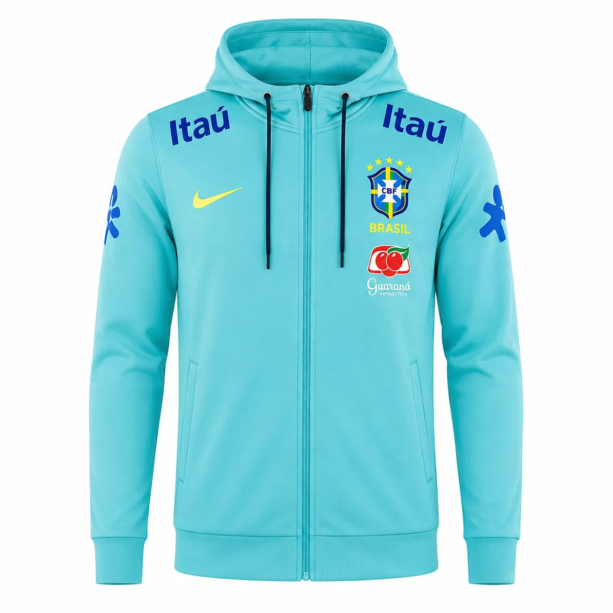 Conjunto Agasalho Brasil 2024/25 Pré-Jogo com Capuz Removível