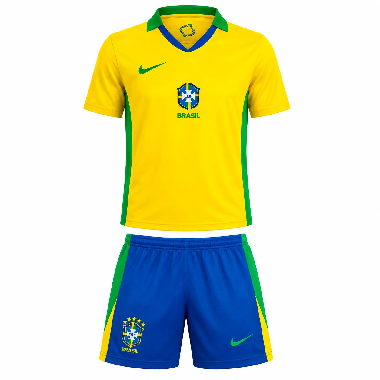 Conjunto Infantil Brasil 2025 Home - Tamanho 32 (14-15 Anos)