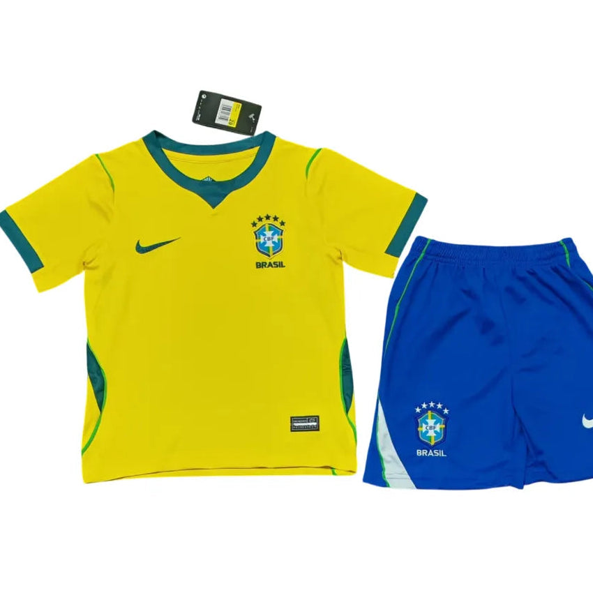 Conjunto Infantil Seleção Brasil 2026 Home