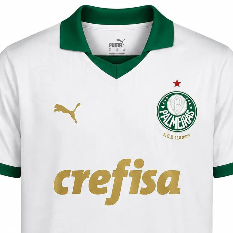 Camisa Palmeiras 2024 Away Branco - Tamanho P (S)