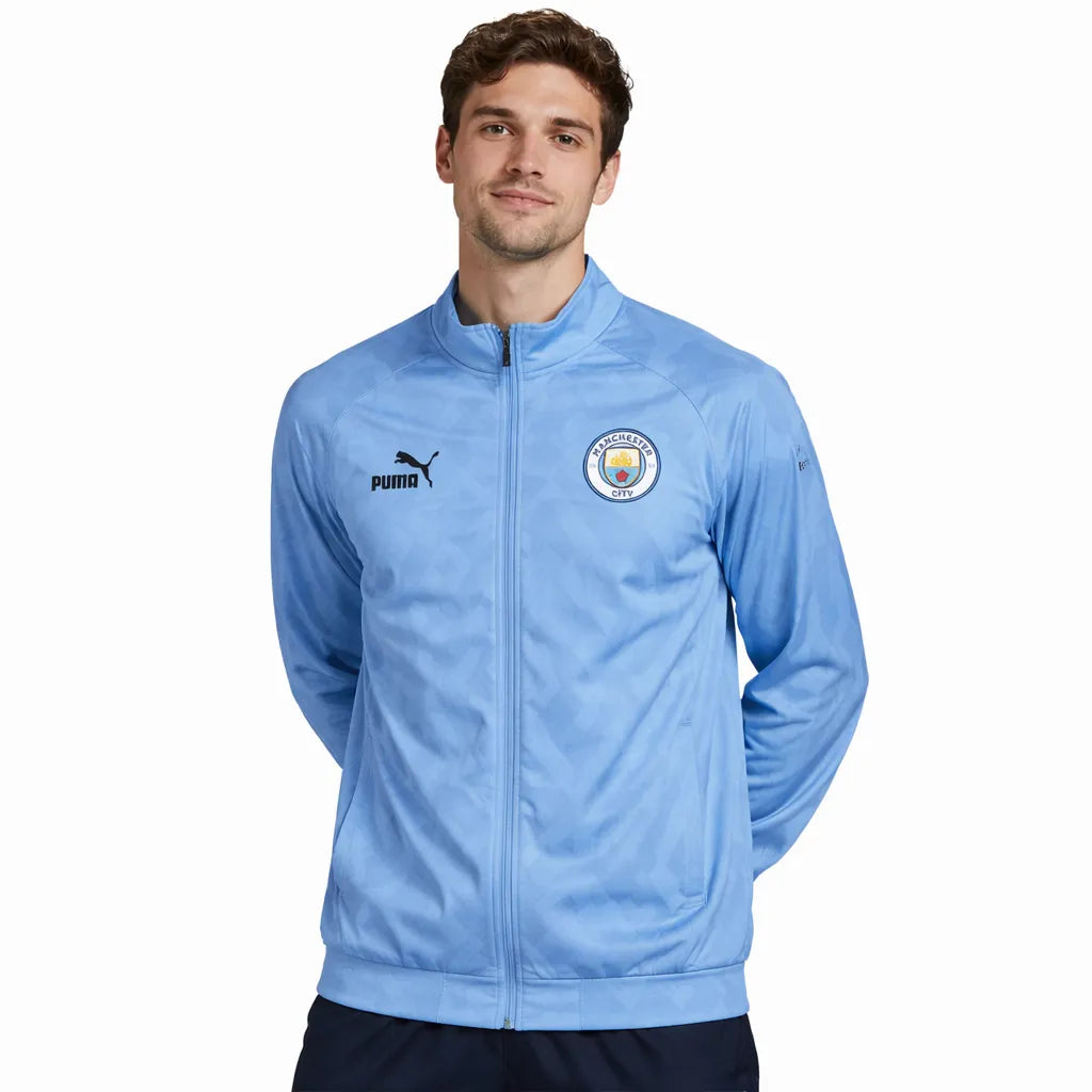 Agasalho Corta Vento Manchester City 2023/24 Treino - Tamanho G (L)