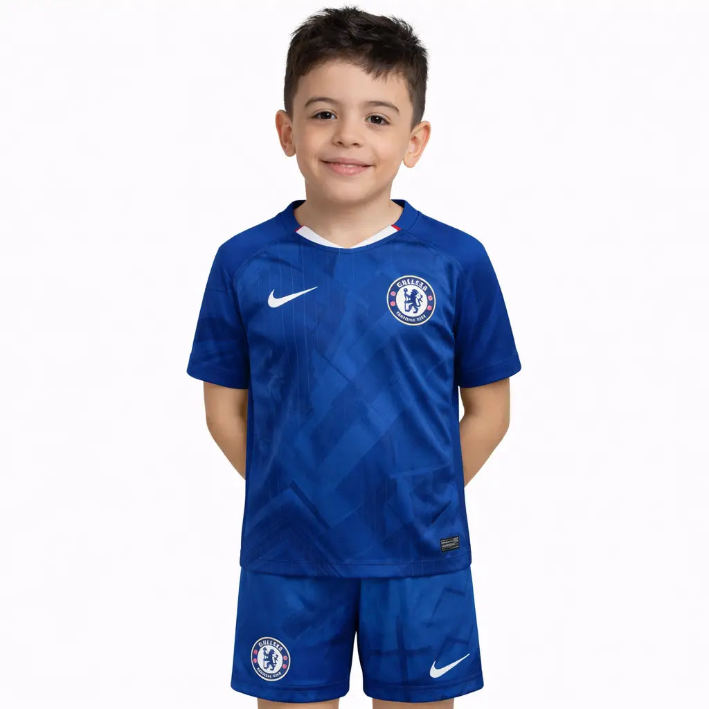 Conjunto Infantil Chelsea 2025/26 Home Azul