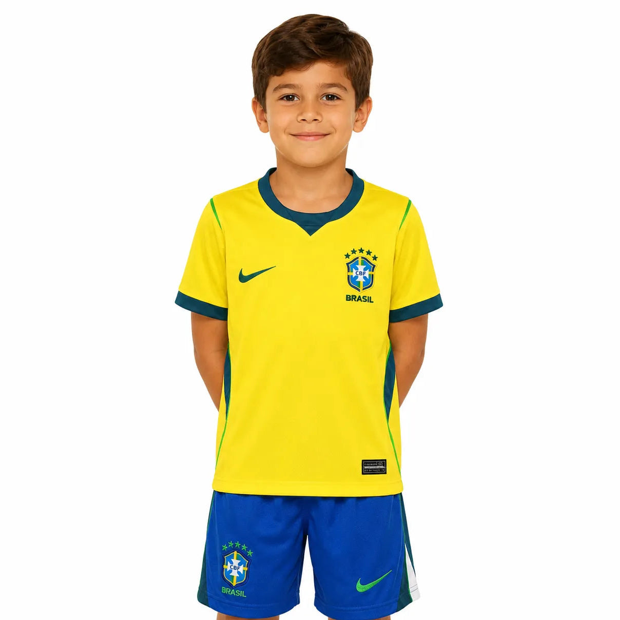 Conjunto Infantil Seleção Brasil 2026 Home