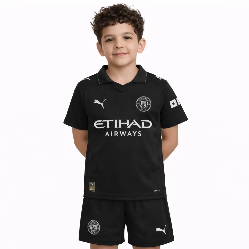 Conjunto Infantil Manchester City 2025/26 Away