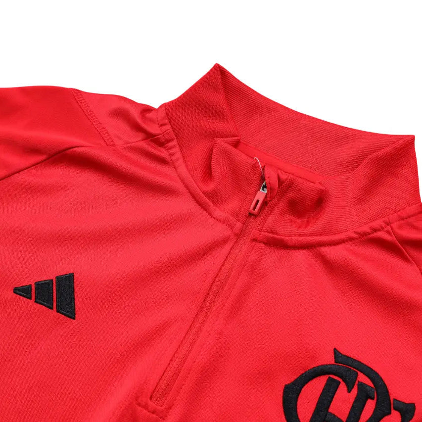Conjunto de Treino Manga Longa Meio-Zíper Fla 2023 Tiro