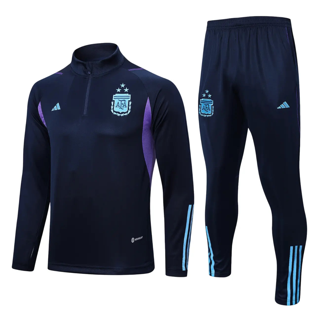 Conjunto de Treino Manga Longa Meio-Zíper Argentina 2023 Tiro