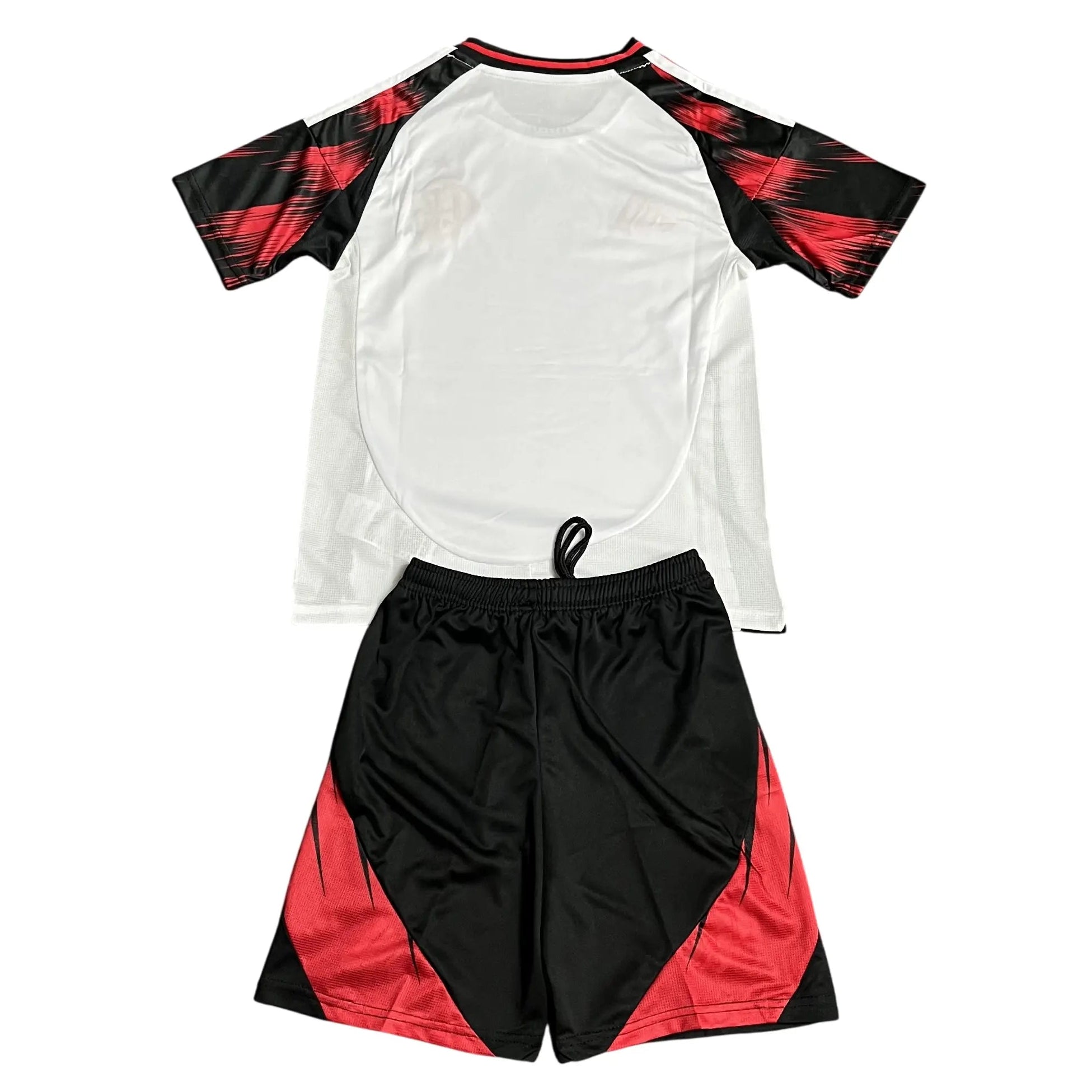 Conjunto Infantil Flamengo 2025 Away Branco - Tamanho 18 (3-4 Anos)
