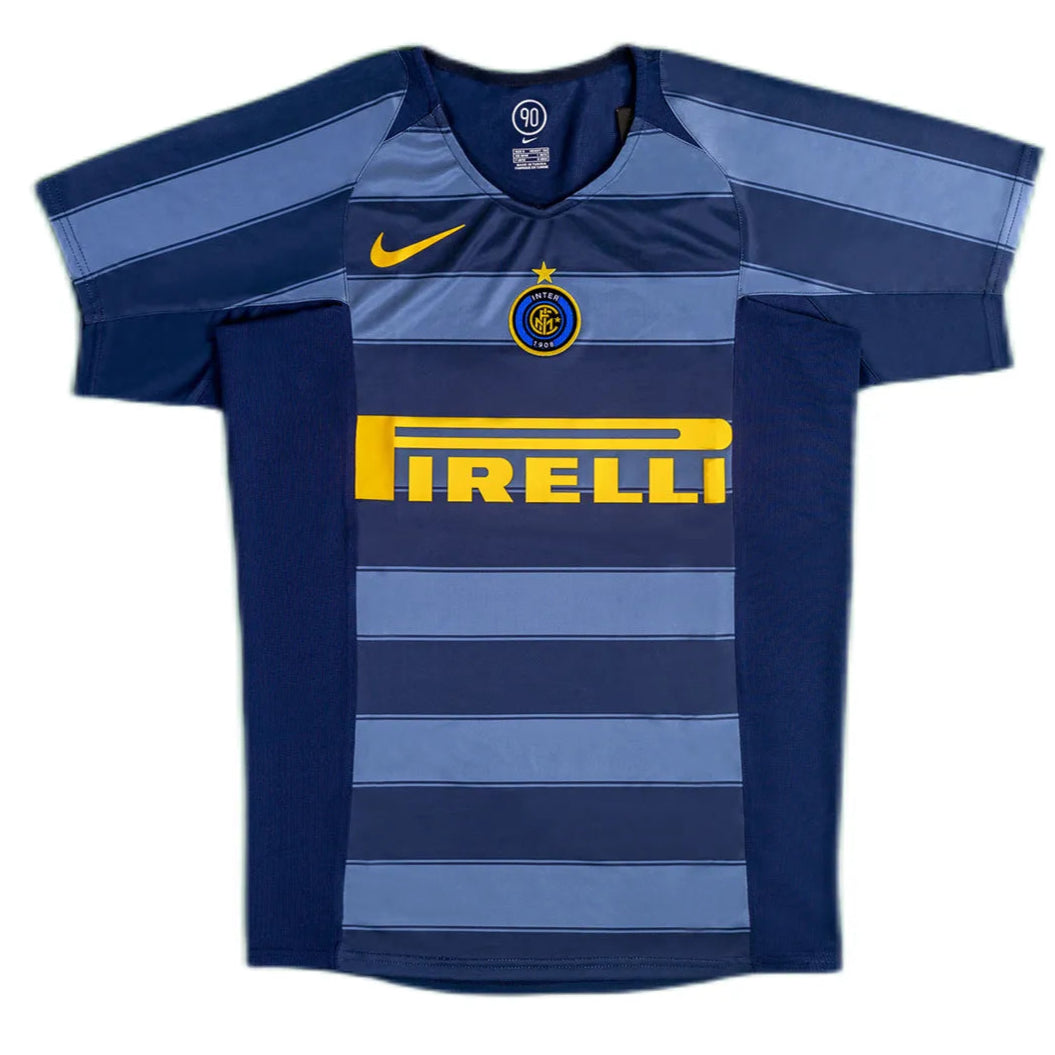 Camisa Inter de Milão 2004/05 Third - #4 ZANETTI - Tamanho XGG (2XL)
