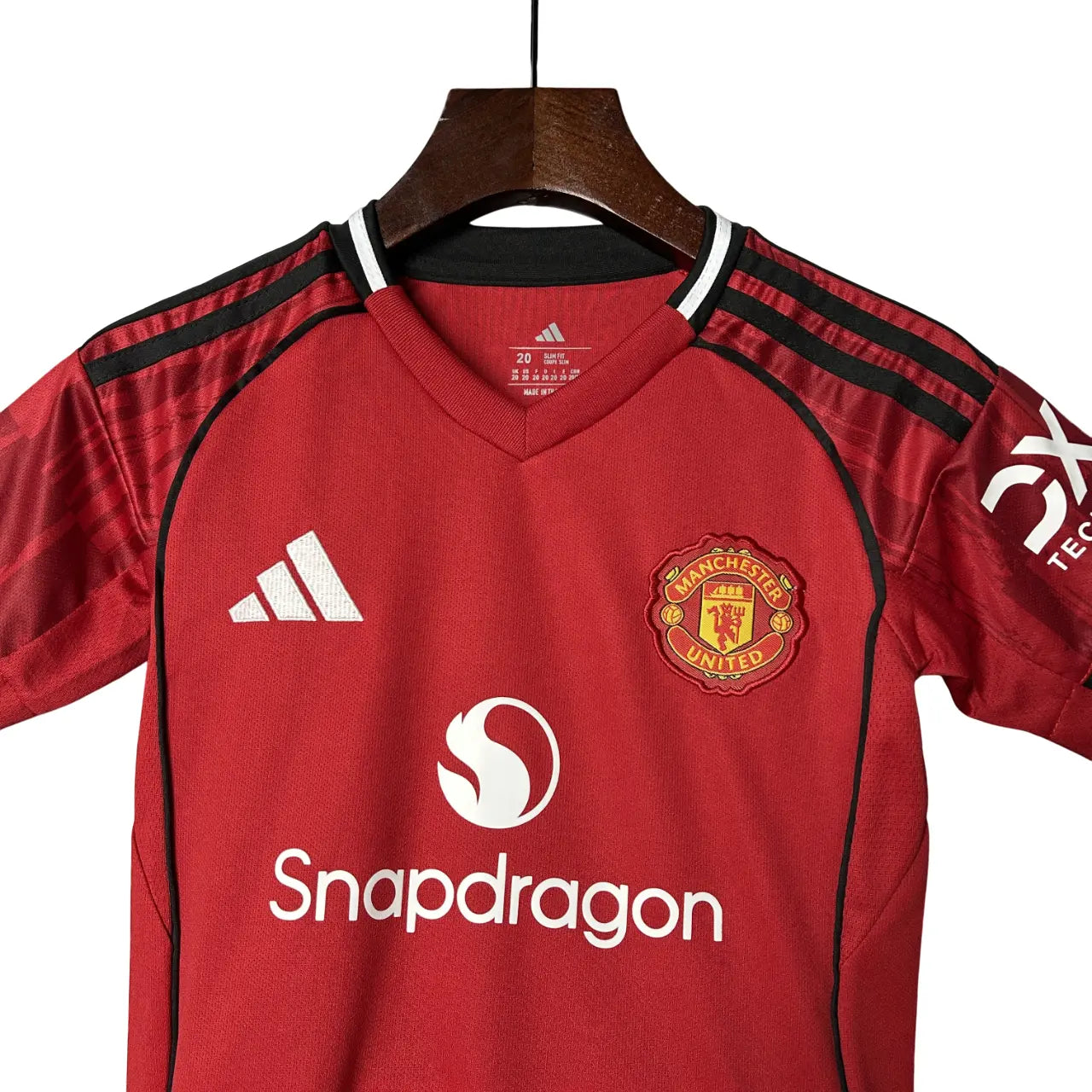 Conjunto Infantil Manchester United 2025/26 Home - Tamanho 26 (11-12 anos)