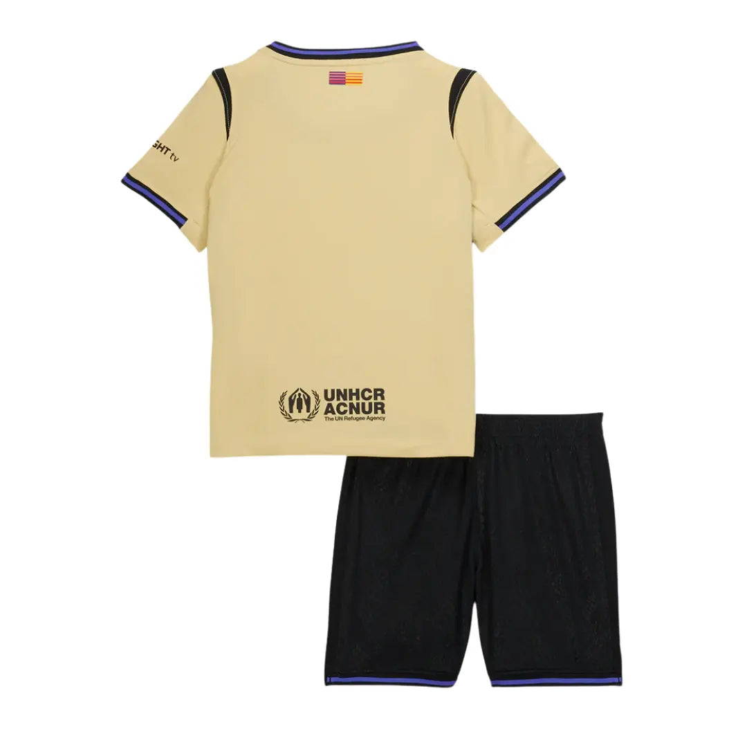 Conjunto Infantil Barcelona 2025/26 Away