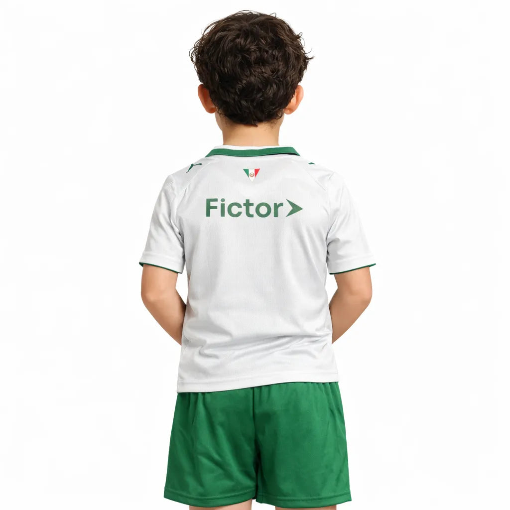 Conjunto Infantil Palmeiras 2026 Away Branca