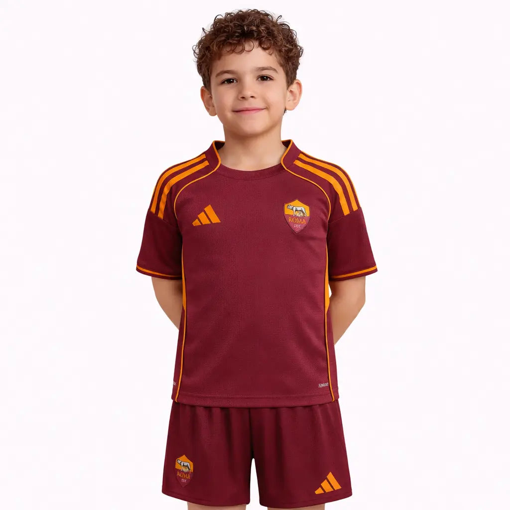 Conjunto Infantil AS Roma 2025/26 Home