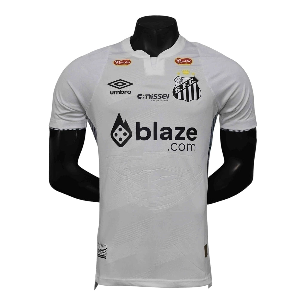 Camisa Santos 2024 Home - Com Patrocínio - Versão Jogador
