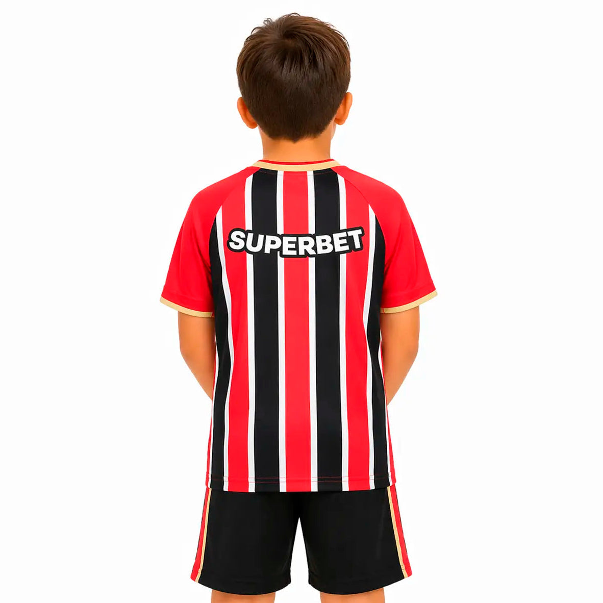 Conjunto Infantil São Paulo 2025 Away