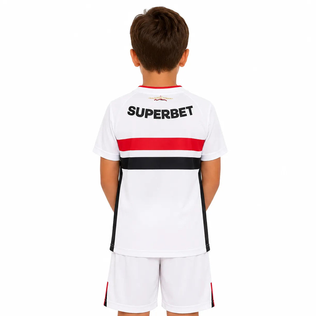 Conjunto Infantil São Paulo 2026 Home