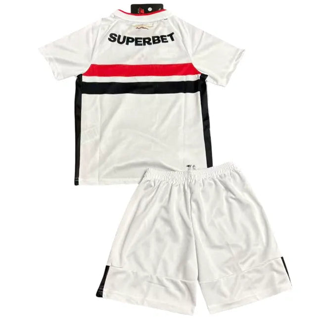 Conjunto Infantil São Paulo 2026 Home
