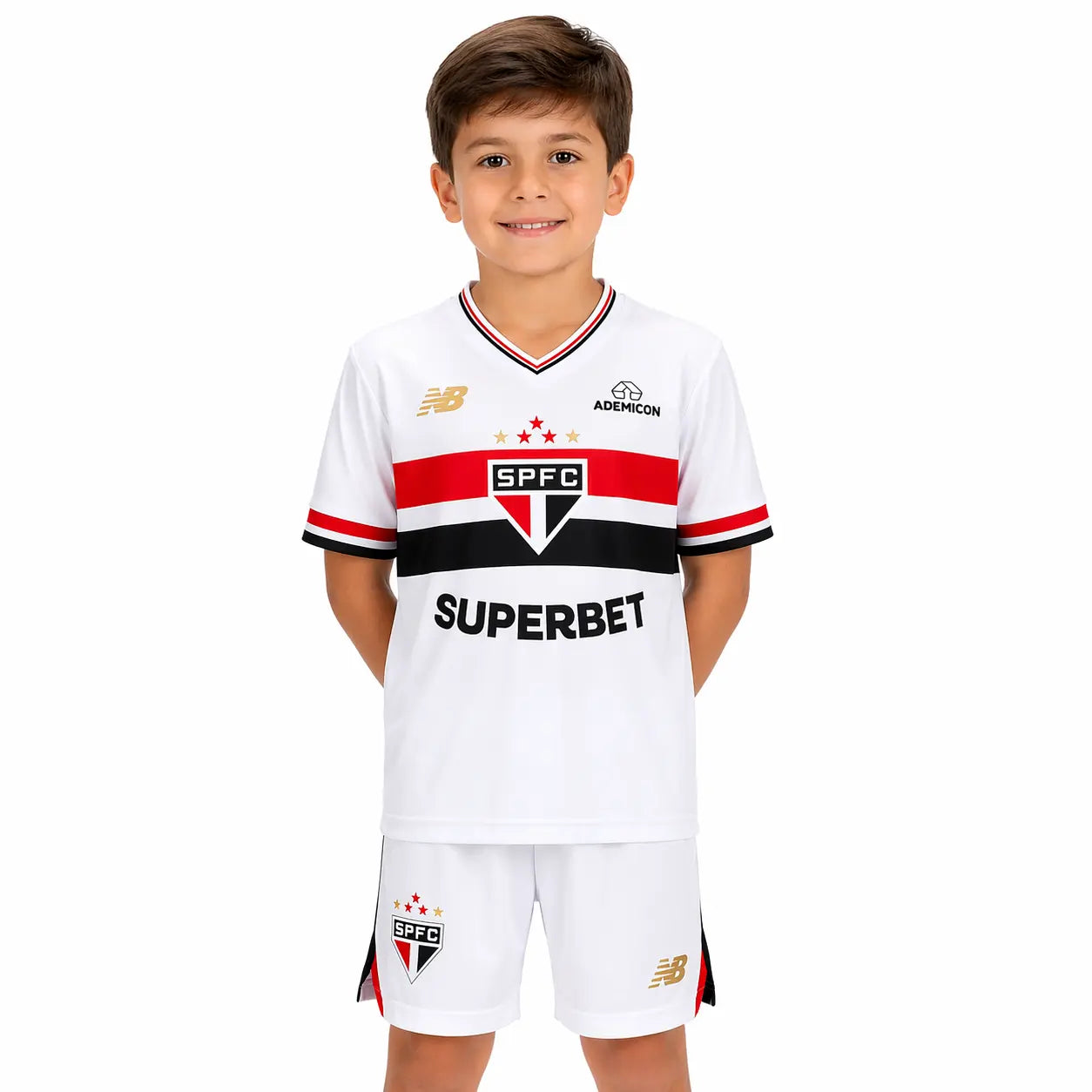 Conjunto Infantil São Paulo 2025 Home