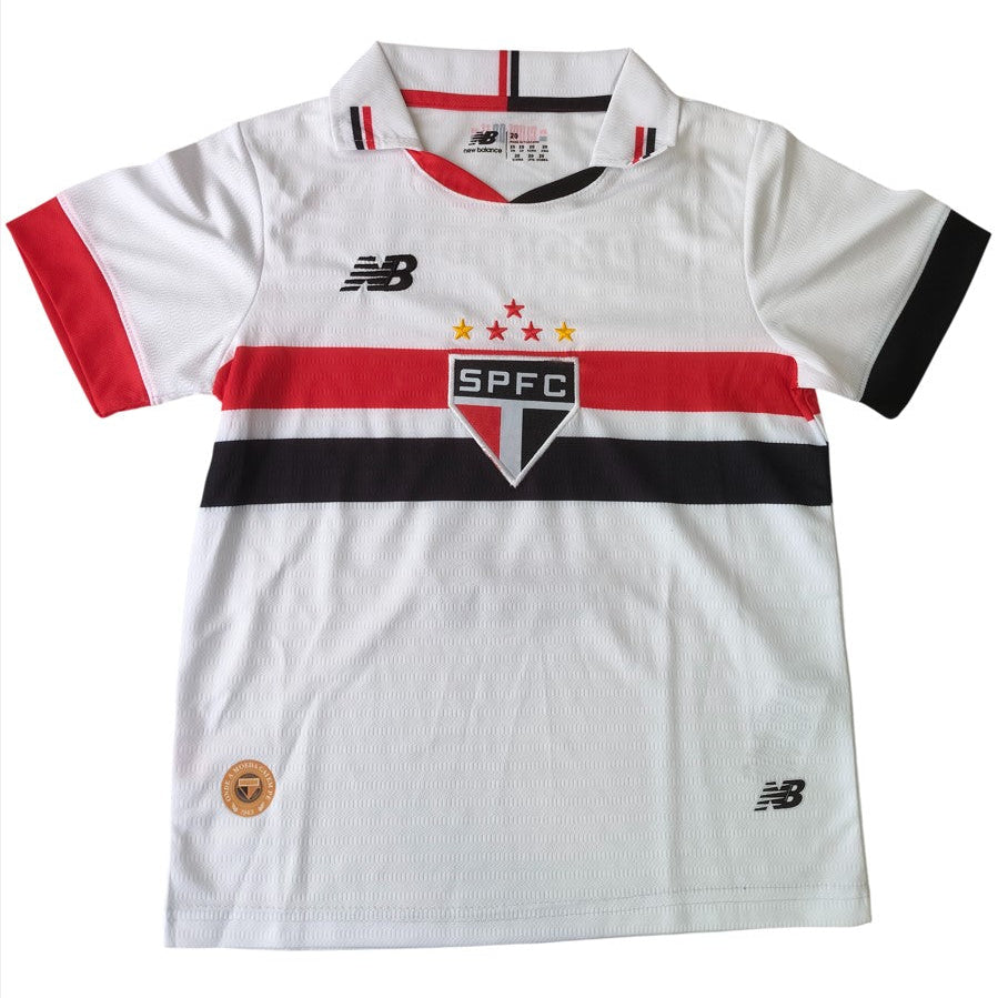 Camisa Infantil São Paulo 2024 - #5 BERNARDO - Tamanho 20 (4-5 Anos)