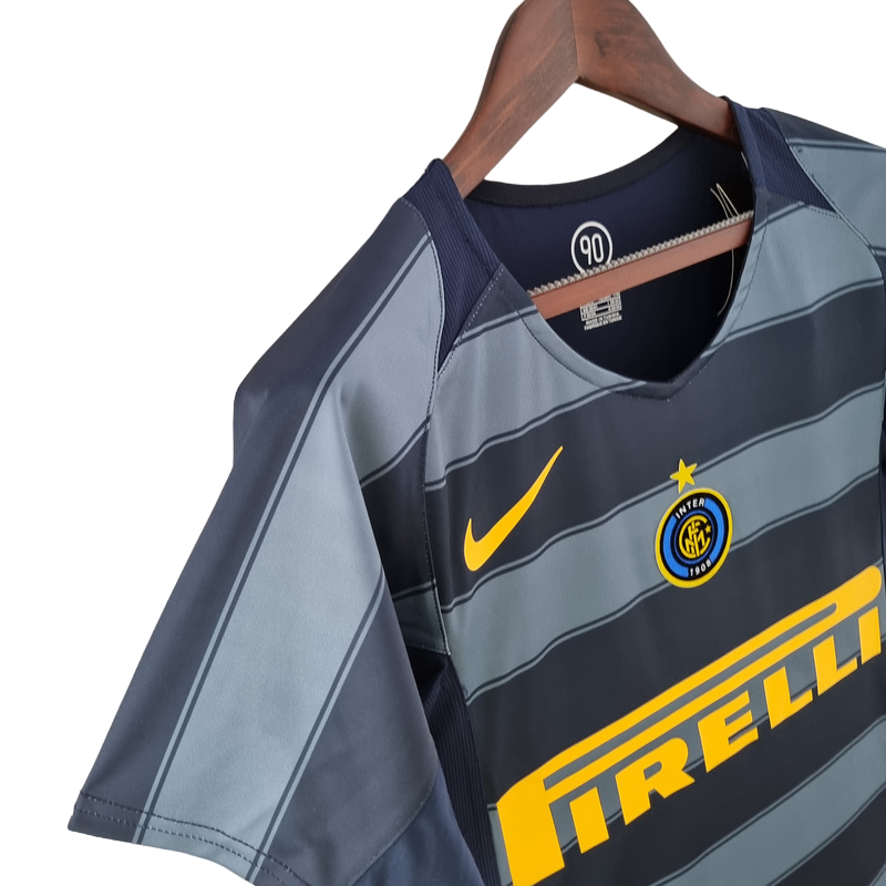 Camisa Inter de Milão 2004/05 Third - #4 ZANETTI - Tamanho XGG (2XL)
