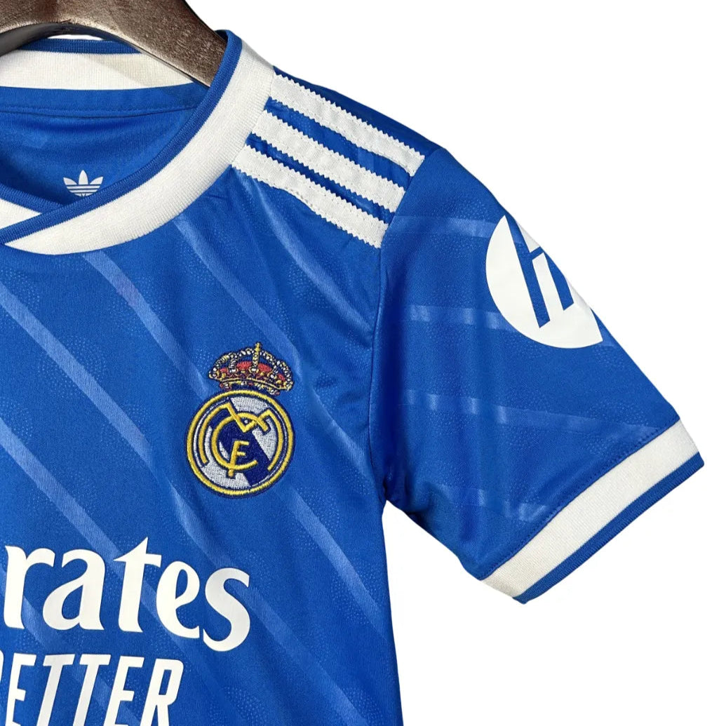 Conjunto Infantil Real Madrid 2025/26 Third Azul