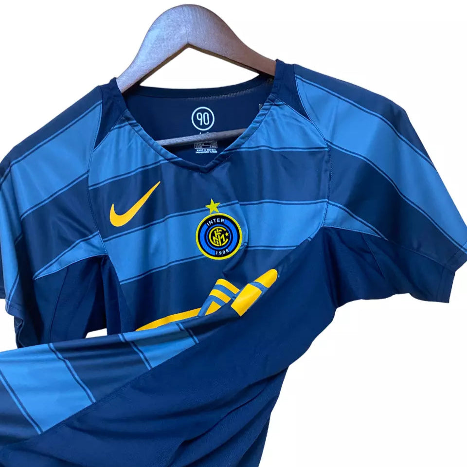 Camisa Inter de Milão 2004/05 Third - #4 ZANETTI - Tamanho XGG (2XL)