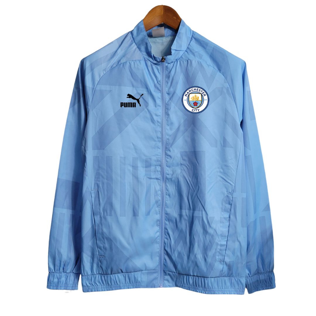 Agasalho Corta Vento Manchester City 2023/24 Treino - Tamanho G (L)
