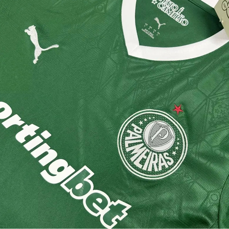 Camisa Palmeiras 2025 Home Verde - Tamanho G (L)
