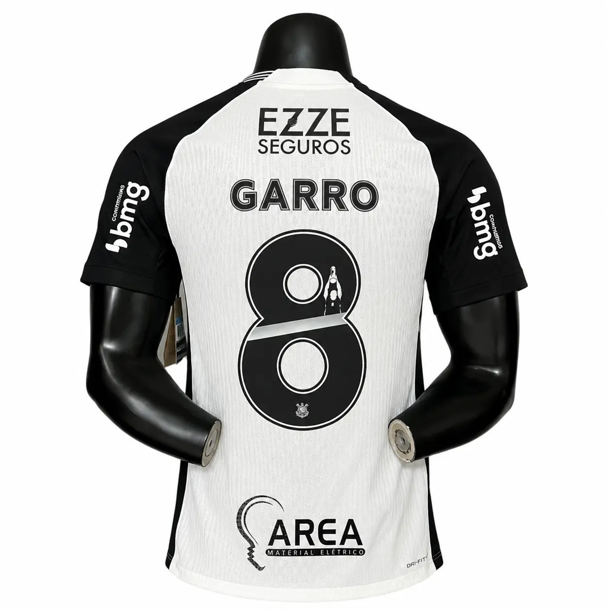 Camisa TIMÃO 2025 Home - Com Patrocínio - Versão Jogador - #8 GARRO - Tamanho GG (XL)