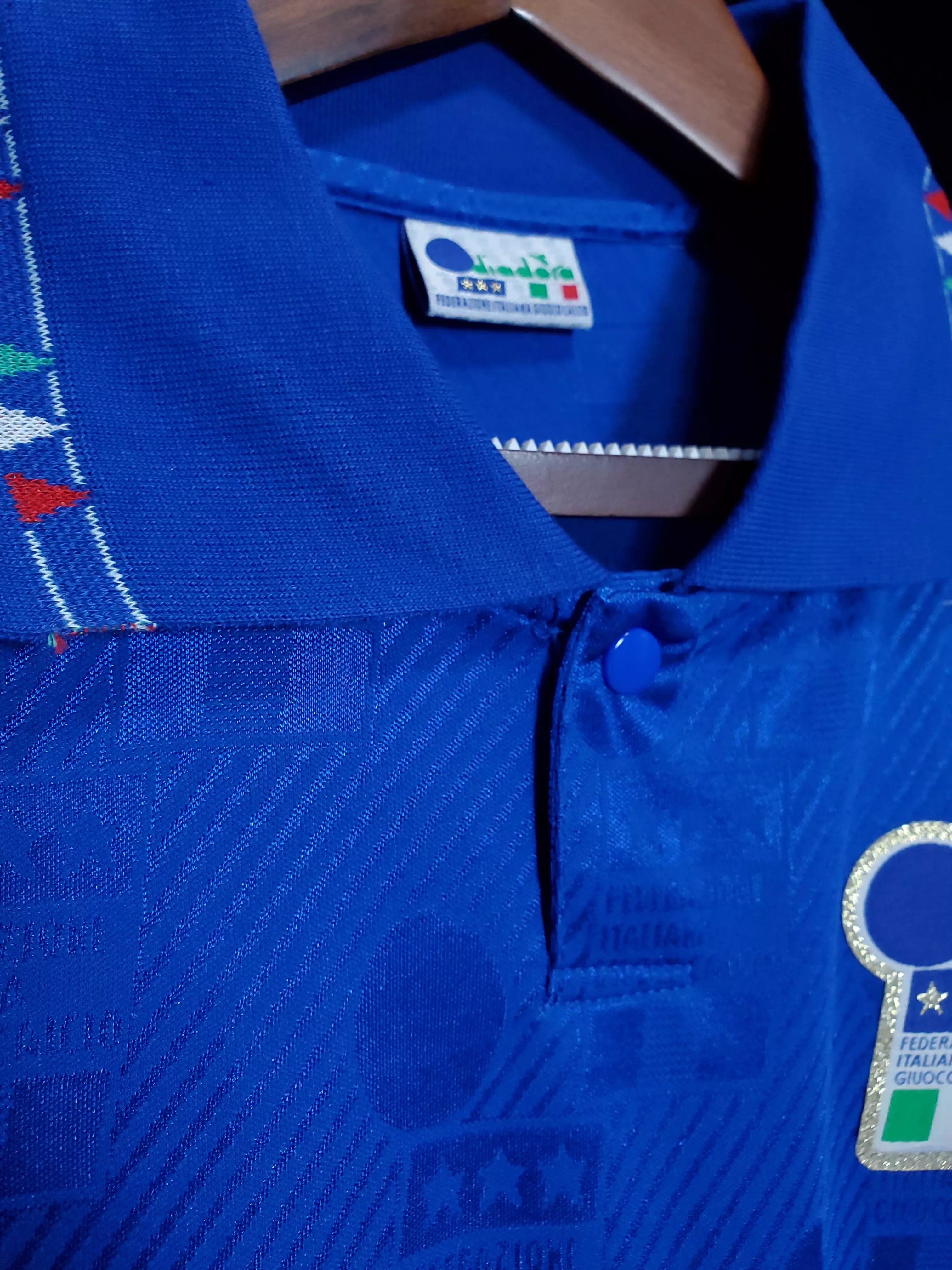 Camisa Itália 1994 Home - Azul