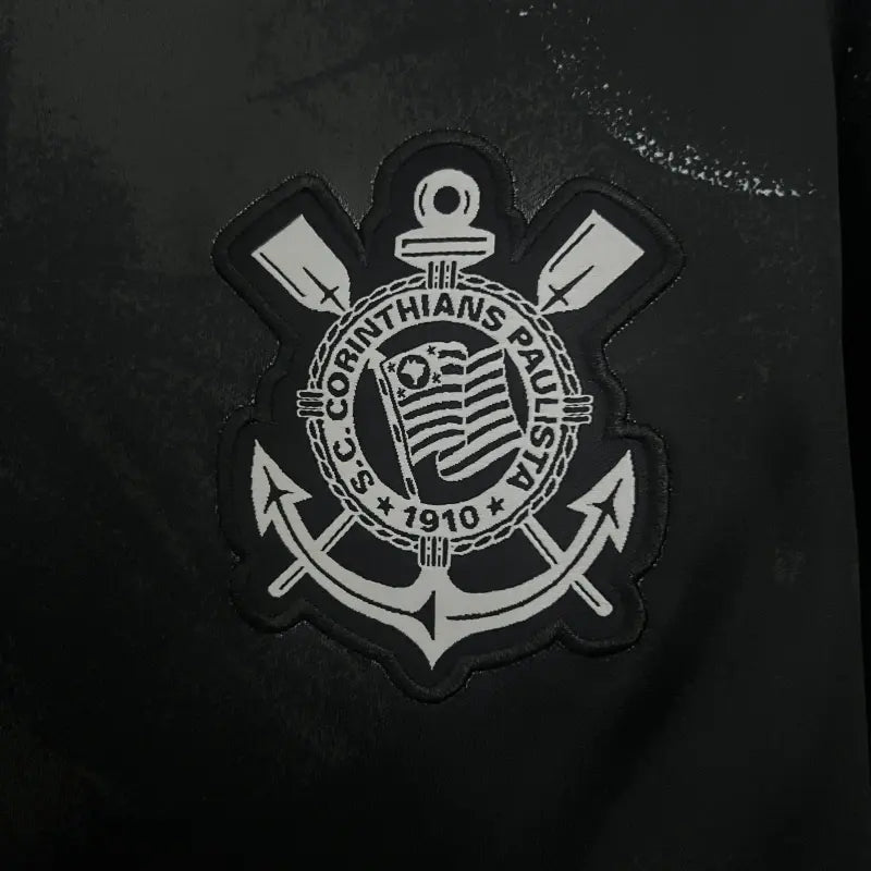 Camisa Timão 2025 Pré-Jogo Preta