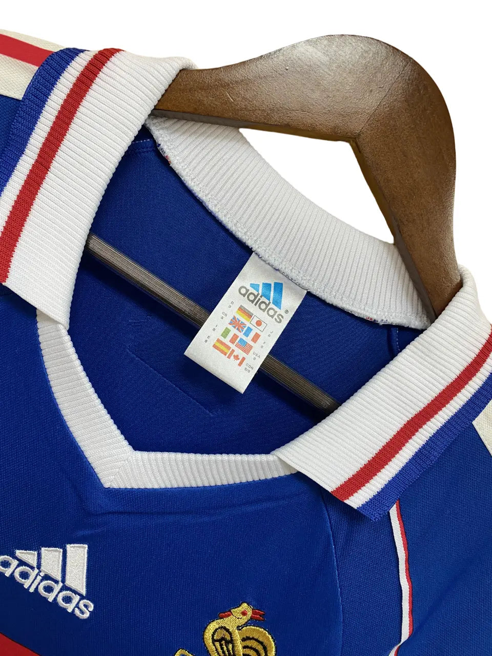 Camisa França 1998 Home #10 ZIDANE - Tamanho G (L)