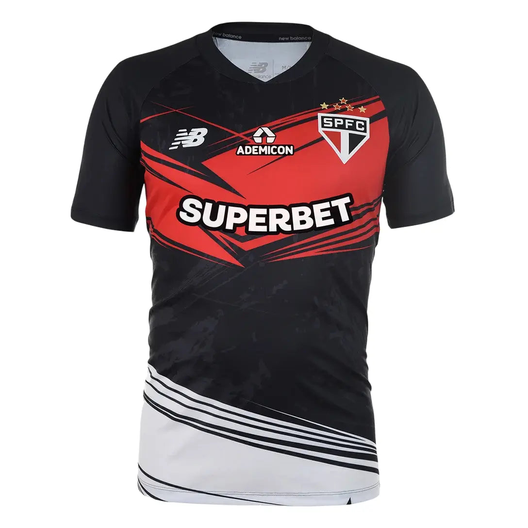 Camisa São Paulo 2025 Goleiro Preta - Masculina