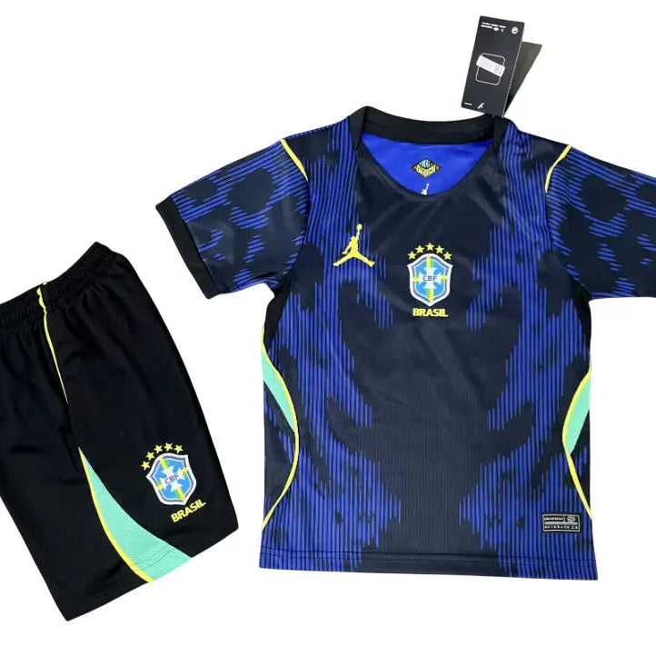 Conjunto Infantil Seleção Brasil 2026 Away Azul