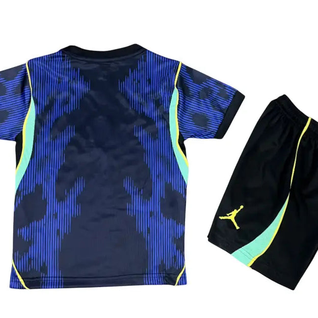 Conjunto Infantil Seleção Brasil 2026 Away Azul
