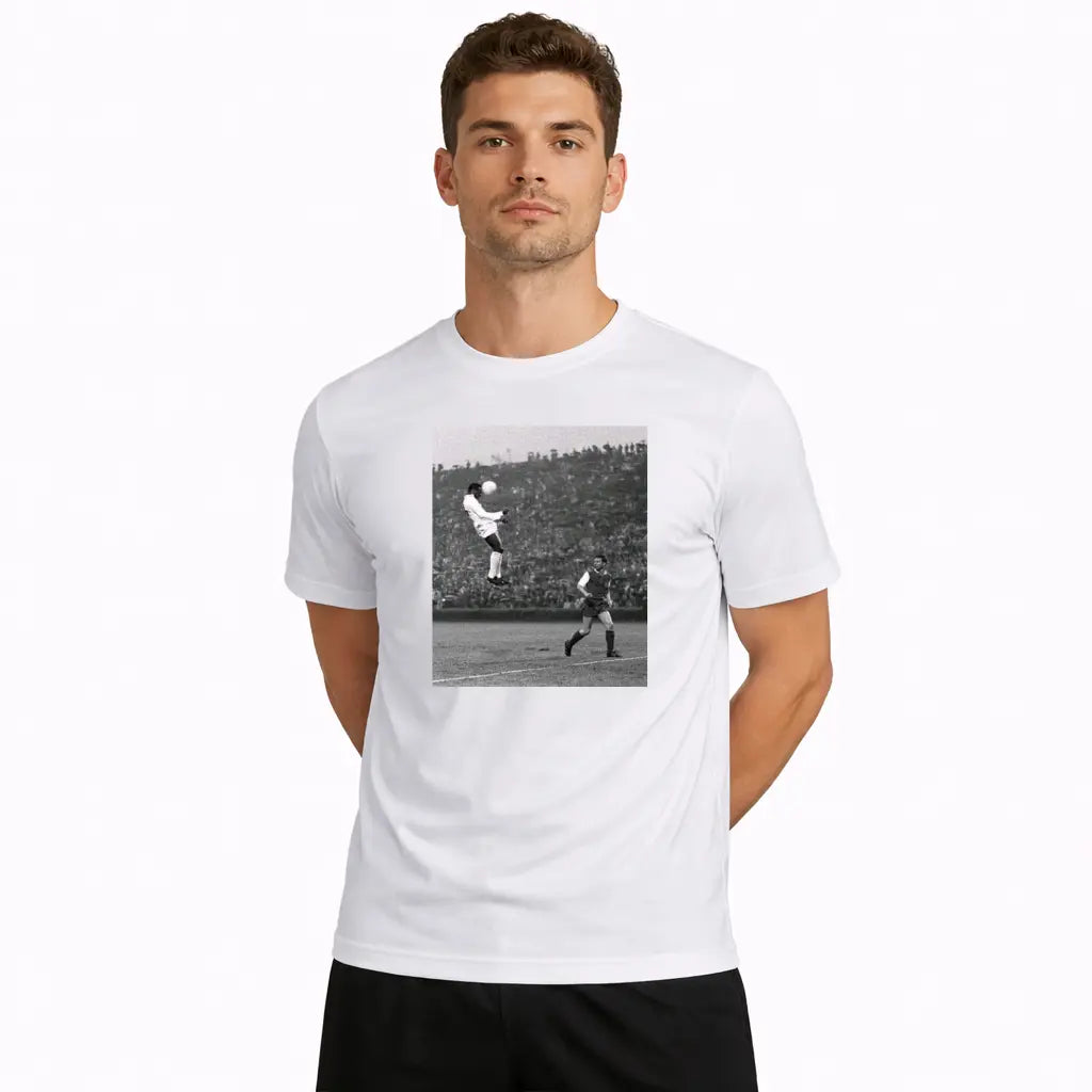 Camiseta MC10 Brasil Rei do Futebol Branca 100% Algodão 30.1