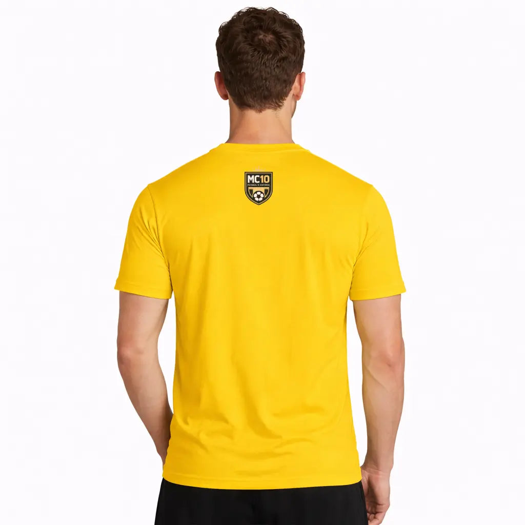 Camiseta MC10 Copa Penta Amarelo 100% Algodão 30.1