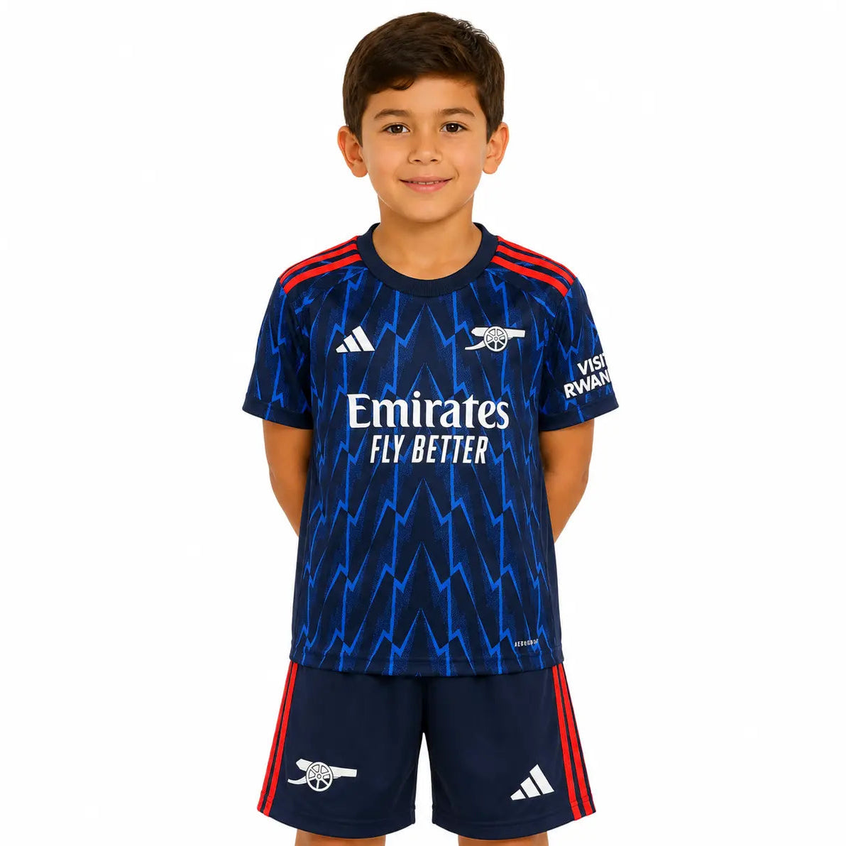 Conjunto Infantil Arsenal 2025/26 Away - Tamanho 26 (11-12 Anos)
