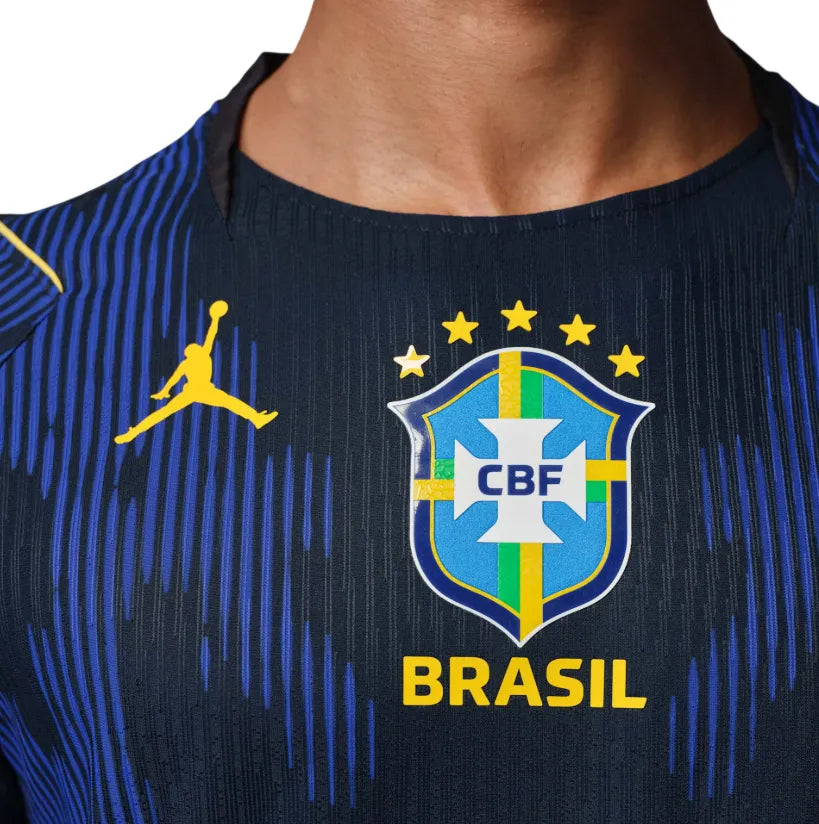 Camisa Brasil 2026 Away Azul - Versão Jogador